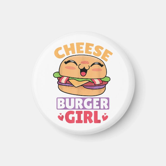Íman Garota do Cheeseburger, Mulheres Hambúrguer e Chee (Frente)