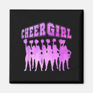 Íman Garota Engraçada Encantadora De Barriga Cheerleade