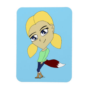 Íman garota foxi chibi