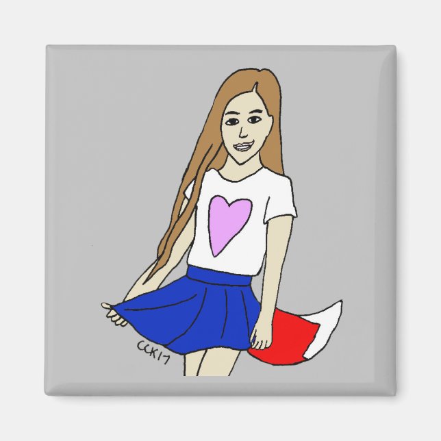 Íman garota foxy (Frente)
