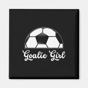 Íman Garota Goleira Jogadora de Futebol Mulher Goleira