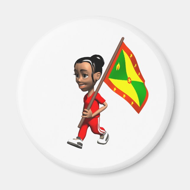 Íman Garota Grenada (Frente)