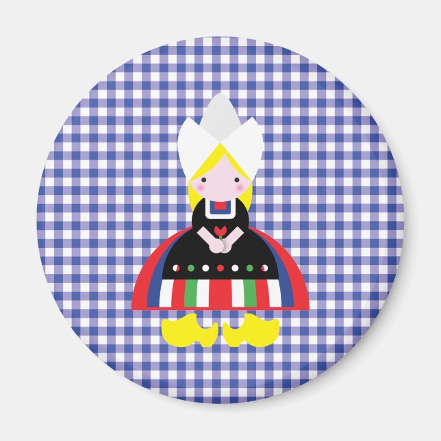 Íman Garota holandesa (Frente)