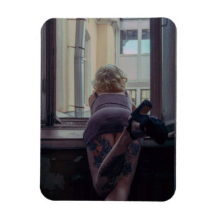 Íman Garota na janela