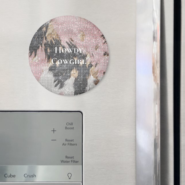 Íman Garota Negra-Rosa Dourada-Cinzenta (In Situ (Fridge))