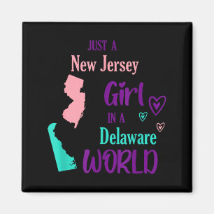Íman Garota Orgulhosa Apenas Uma Garota De New Jersey E