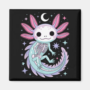 Íman Garota pastel goth kawaii cute esqueleto axolotl