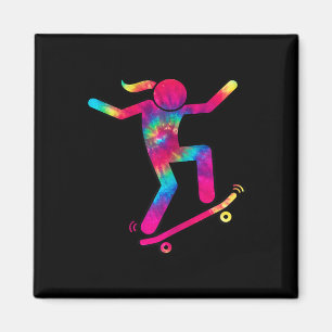 Íman Garota Patinadora Engraçada Eu Amo Andar De Skate