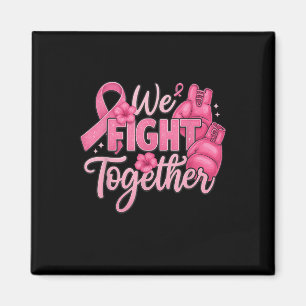 Íman Garota Que Combatemos Juntas Luvas Boxando Cancer