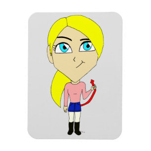 Íman garota "ruim" chibi