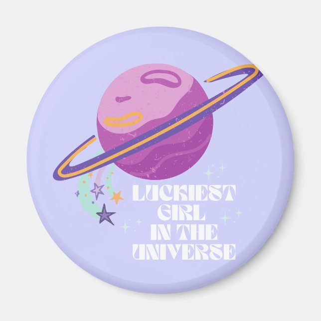 Íman Garota Sortuda, Garota Mais Sortuda, Sorte, Afirma (Frente)