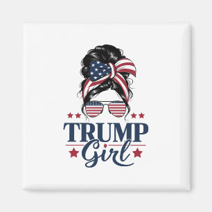 Íman Garota Trump Coque Desgrenhado Trump 2024 Eleição 