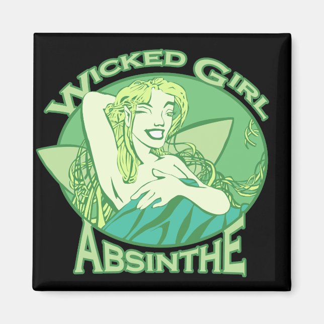 Íman Garota Wicked Absinthe Magnet (Frente)