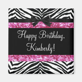 Íman Garota Zebra-Garota Rosa-Quente