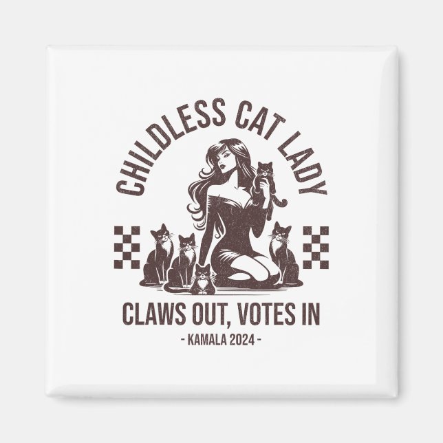 Íman Garotas de Gato Sem Fio (Frente)