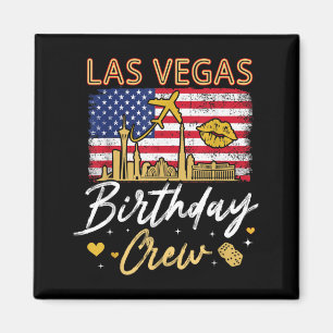 Íman Garotas Família Las Vegas Aniversário Equipe Esqua