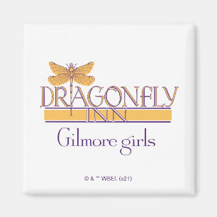 Íman Garotas Gilmore  Logotipo Dragonfly Inn