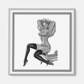 Íman Garotas Magnet Pin up Vintage (6) 2