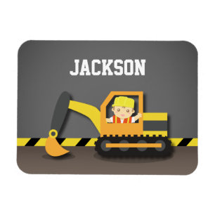 Íman Garoto Construtor de Construção de Escavador de La