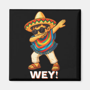 Íman Garoto mexicano fazendo dabbing com poncho wey eng