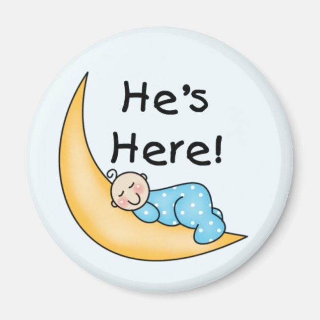 Íman Garoto na Lua Ele está aqui (Frente)