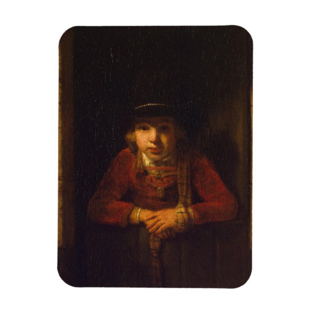 Íman Garoto olhando pela janela, c.1647 (Vertical)