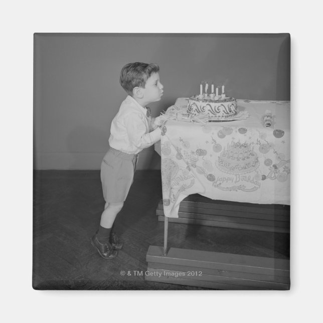 Íman Garoto Soprando Velas (Frente)