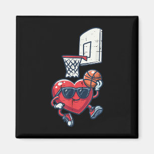 Íman Garotos de dia de os namorados de basquete, bonitã