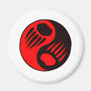 Íman Garra de urso Yin Yang