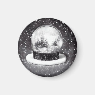 Íman Garrafa de Neve de Inverno