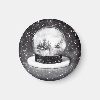 Íman Garrafa de Neve de Inverno