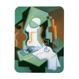 Íman Garrafa e Fruta por Juan Gris, Cubismo Vintage