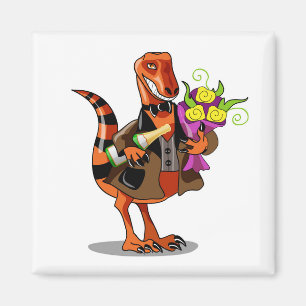 Íman Garrafa raptor De Vinho Espumante E Flores