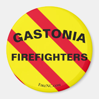 Íman Gastonia Bombeiros Curva Vermelha/Amarela/Preta