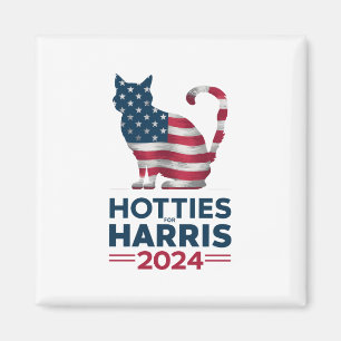 Íman Gatas Para Harris 2024 Senhoras do Gato Kamala Har