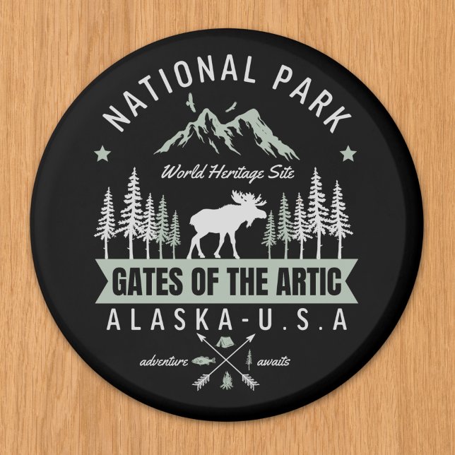Íman Gates of the Arctic – Moose and Forest Alask (Criador carregado)