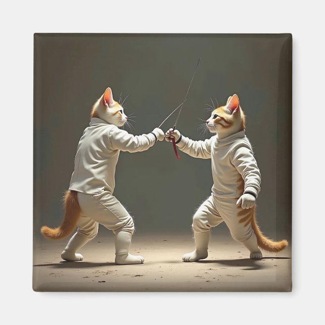 Íman gatinhas de sabre (Frente)
