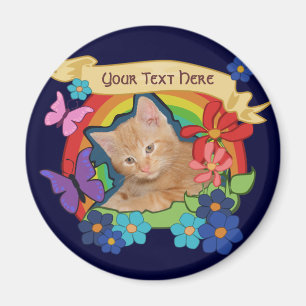 Íman Gatinho bonito e ímã dos rolos