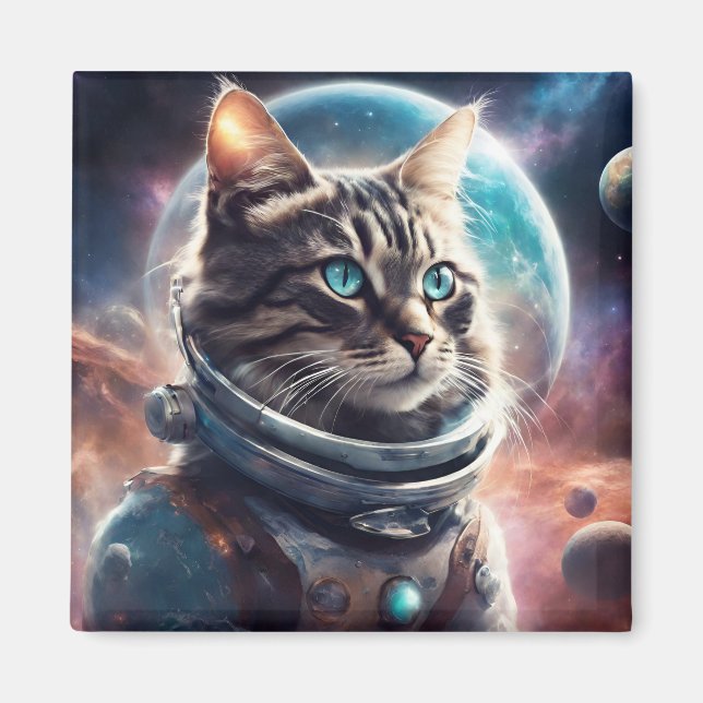 Íman Gatinho de espaço (Frente)