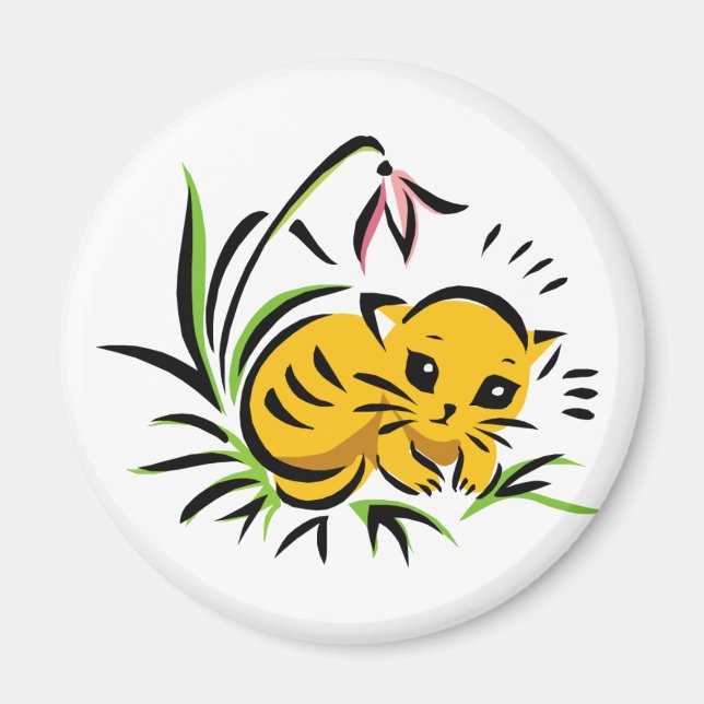 Íman Gatinho de neve (Frente)