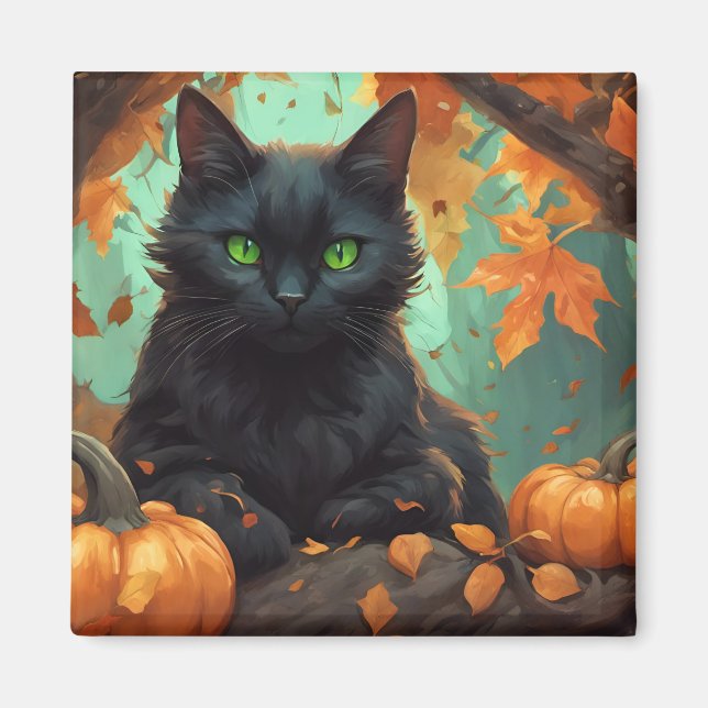 Íman Gatinho de Outono (Frente)