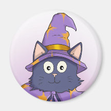 Gatinho do Assistente de Cartoons Púrpura