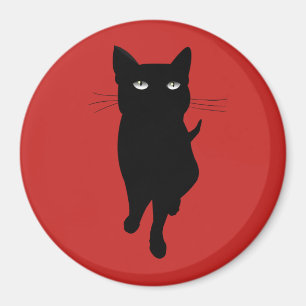 Íman Gatinho gótico felino do gato preto