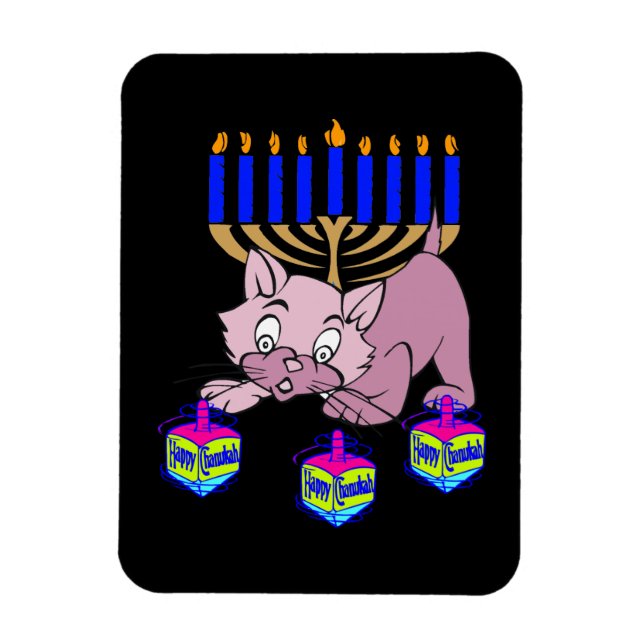 Íman Gatinho Hanukkah (Vertical)