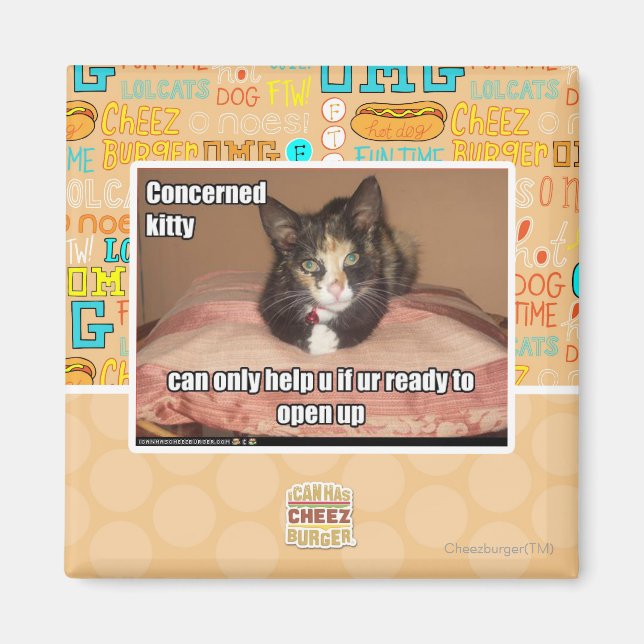 Íman Gatinho interessado (Frente)