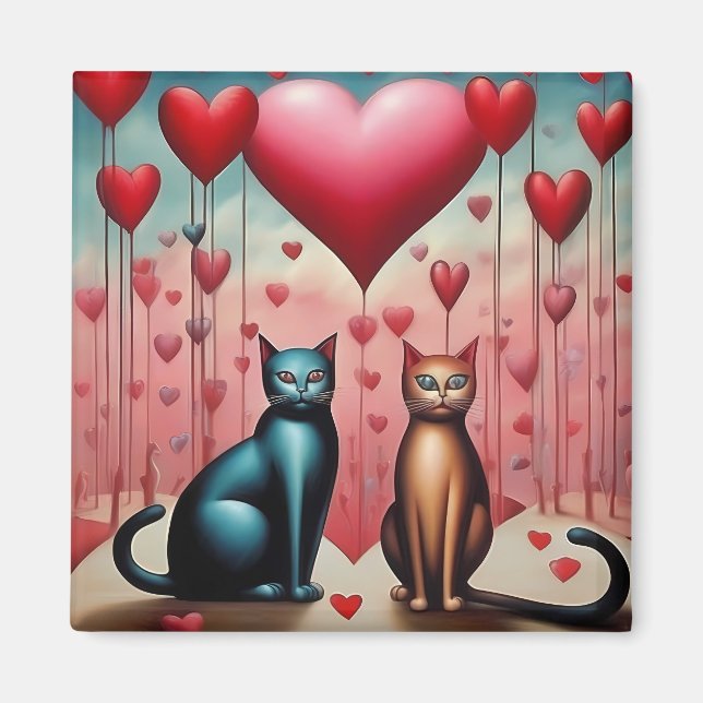 Íman gatinho lov (Frente)