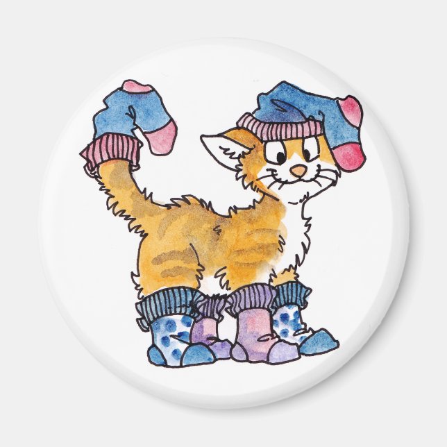 Íman Gatinho Magnético (Frente)