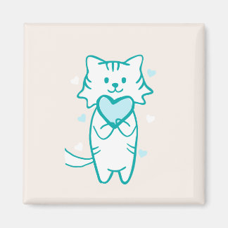 Íman Gatinho Teal