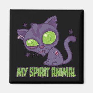 Íman Gatinho Zumbi é Meu Animal Espiritual