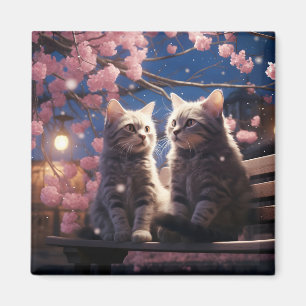 Íman Gatinhos de Blossomo de Cereja primavera Doce